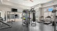 a gym with exercise equipment